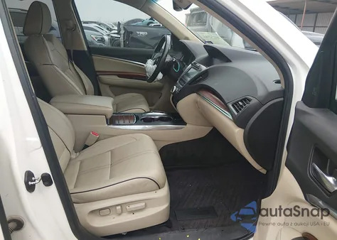 2017 Acura Mdx Advance Entertainment Pkgs z USA, uszkodzony, nr VIN 5FRYD4H9XHB025971